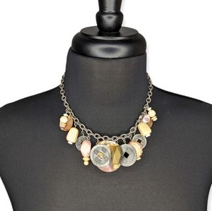 You & I Mixed Media Necklace